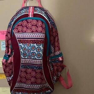 Floral Boho Backpack Comfort Straps